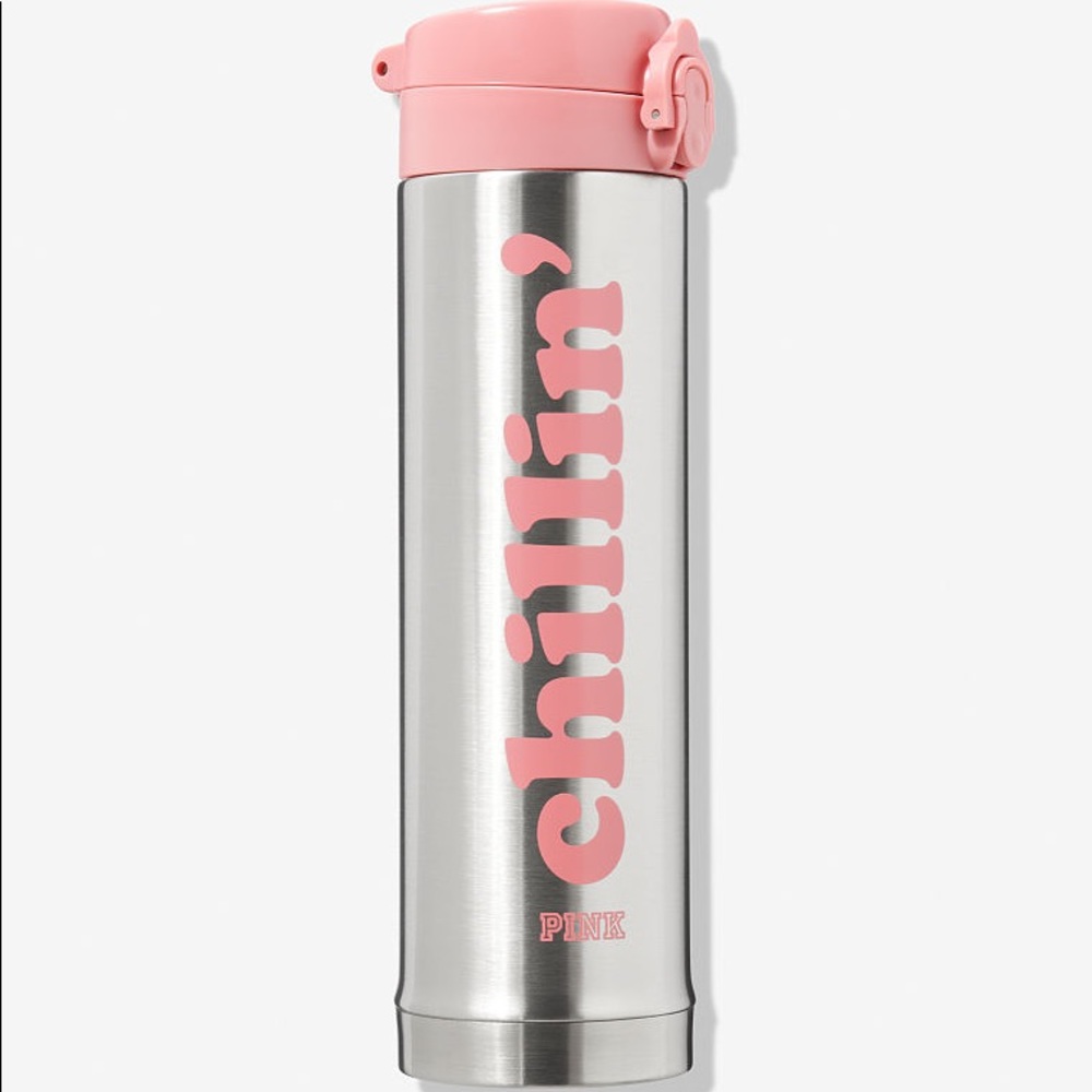 VS Pink “Chillen” Thermos